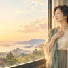 窓辺の女性